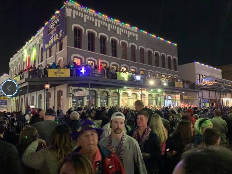 2025 Mardi Gras Balcony Party on Strand