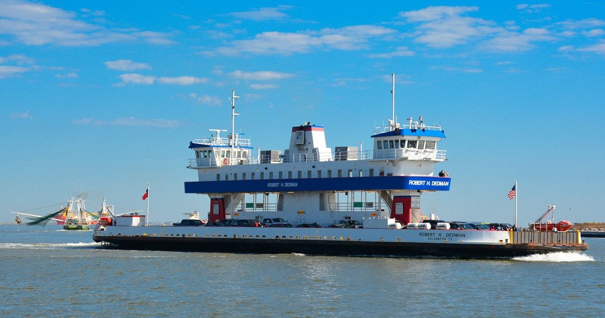 Galveston Island Ferry Visit Galveston