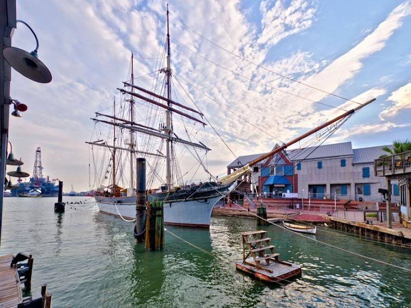 Galveston Historic Seaport & 1877 Tall Ship Elissa